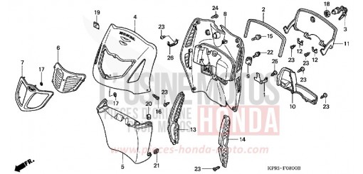 GAINE DE PROTECTION AVANT SH1504 de 2004